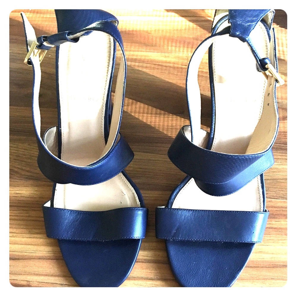 Funky J Crew Navy Women’s Heals